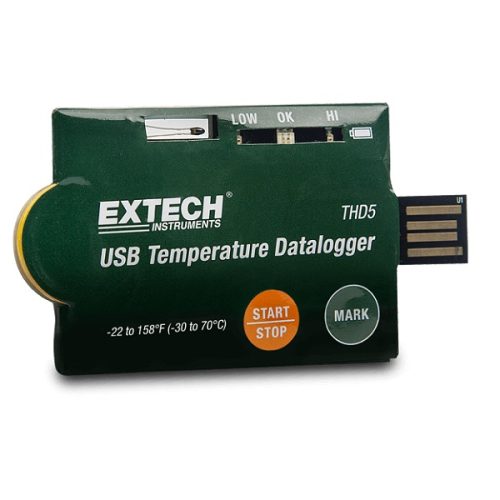 Bộ ghi dữ liệu nhiệt độ USB Extech THD5