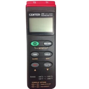 Máy đo nhiệt độ tiếp xúc 2 kênh Center 306